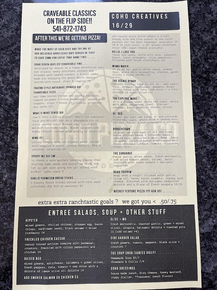 COHO PIZZA CO. Mountain Slide